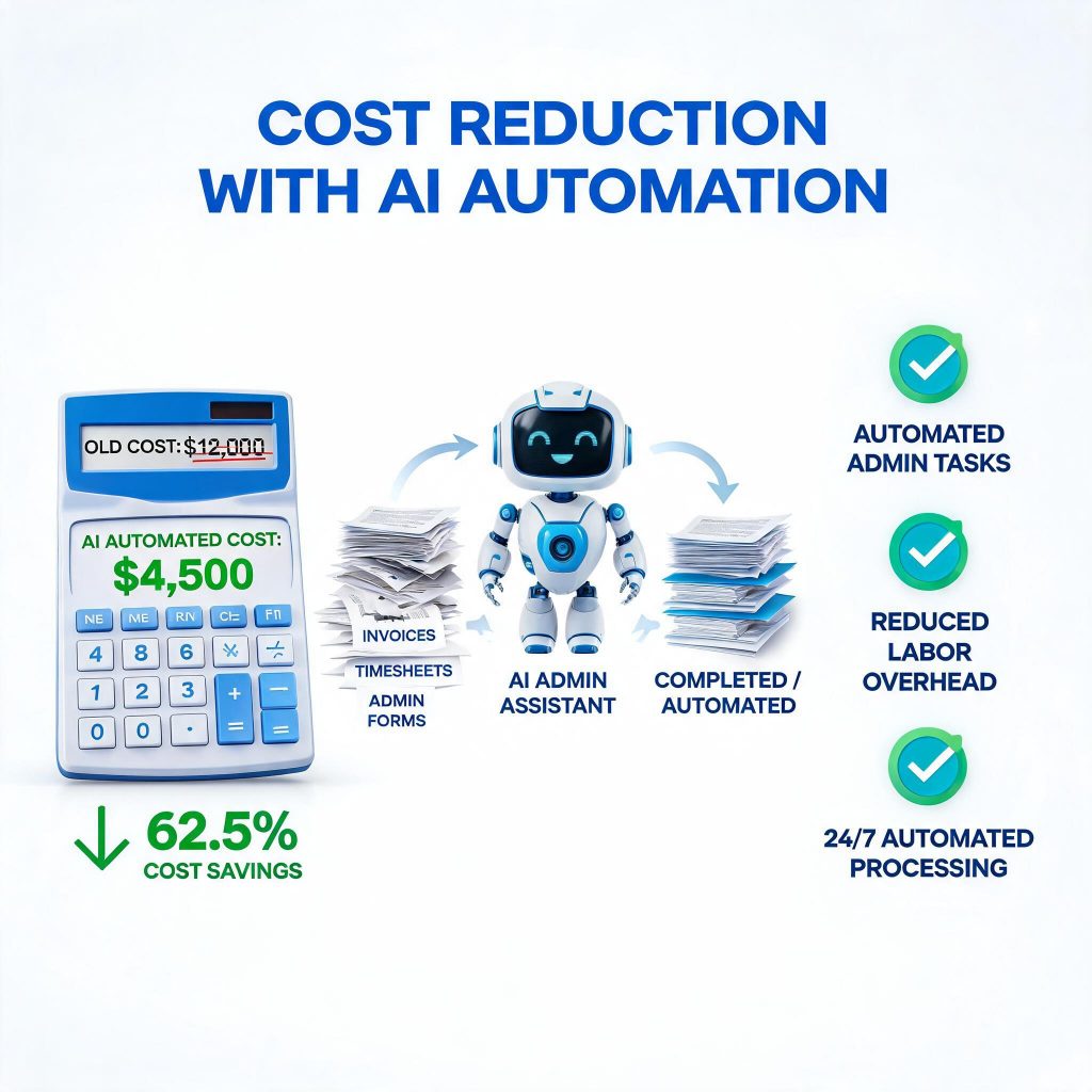 How to Reduce Admin Costs by 40% with an AI Chatbot